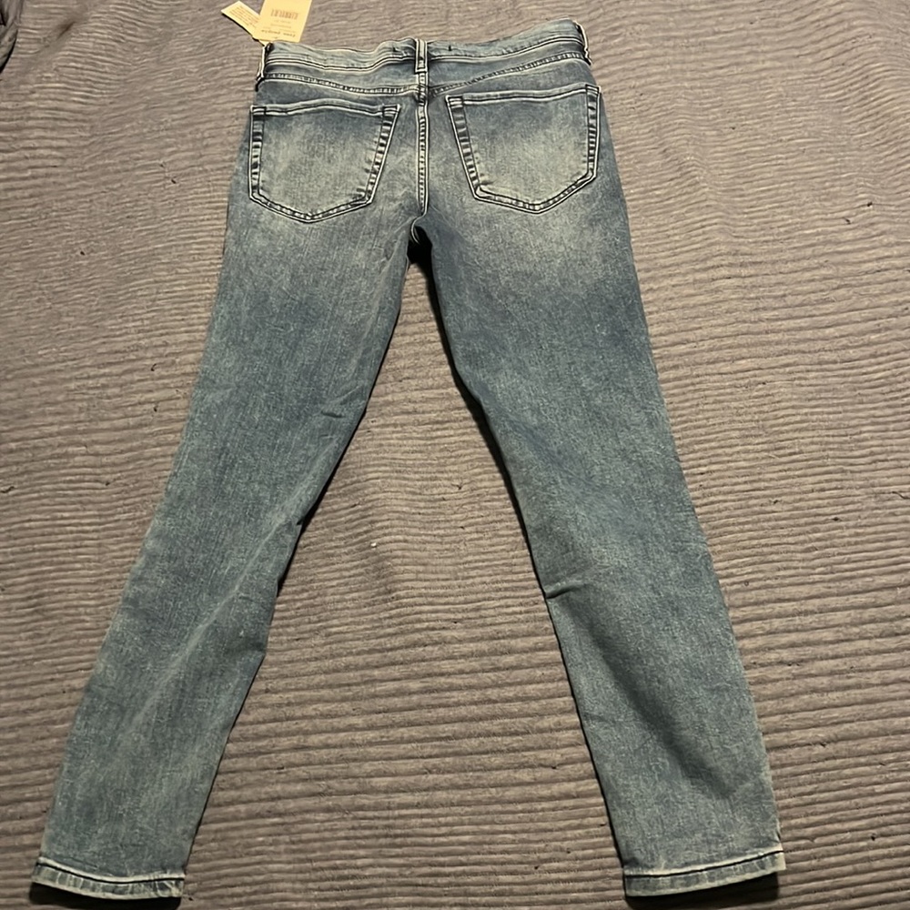 NWT Free People : Turquoise Distressed Jeans - 27 - Picture 13 of 13
